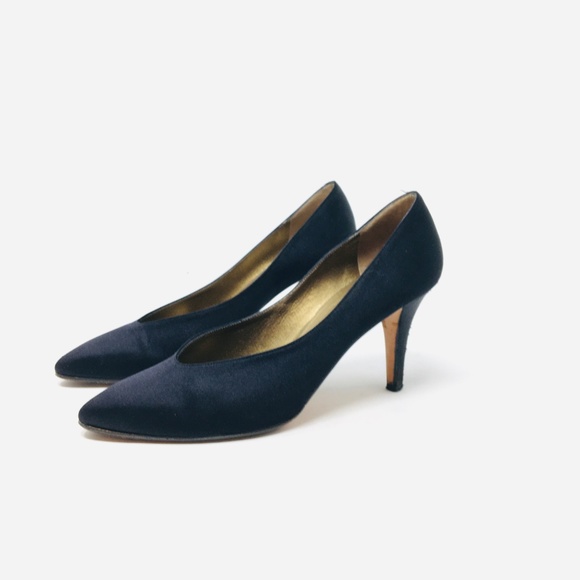 YSL Yves SAint Laurent Satin heels 8 - Picture 2 of 8